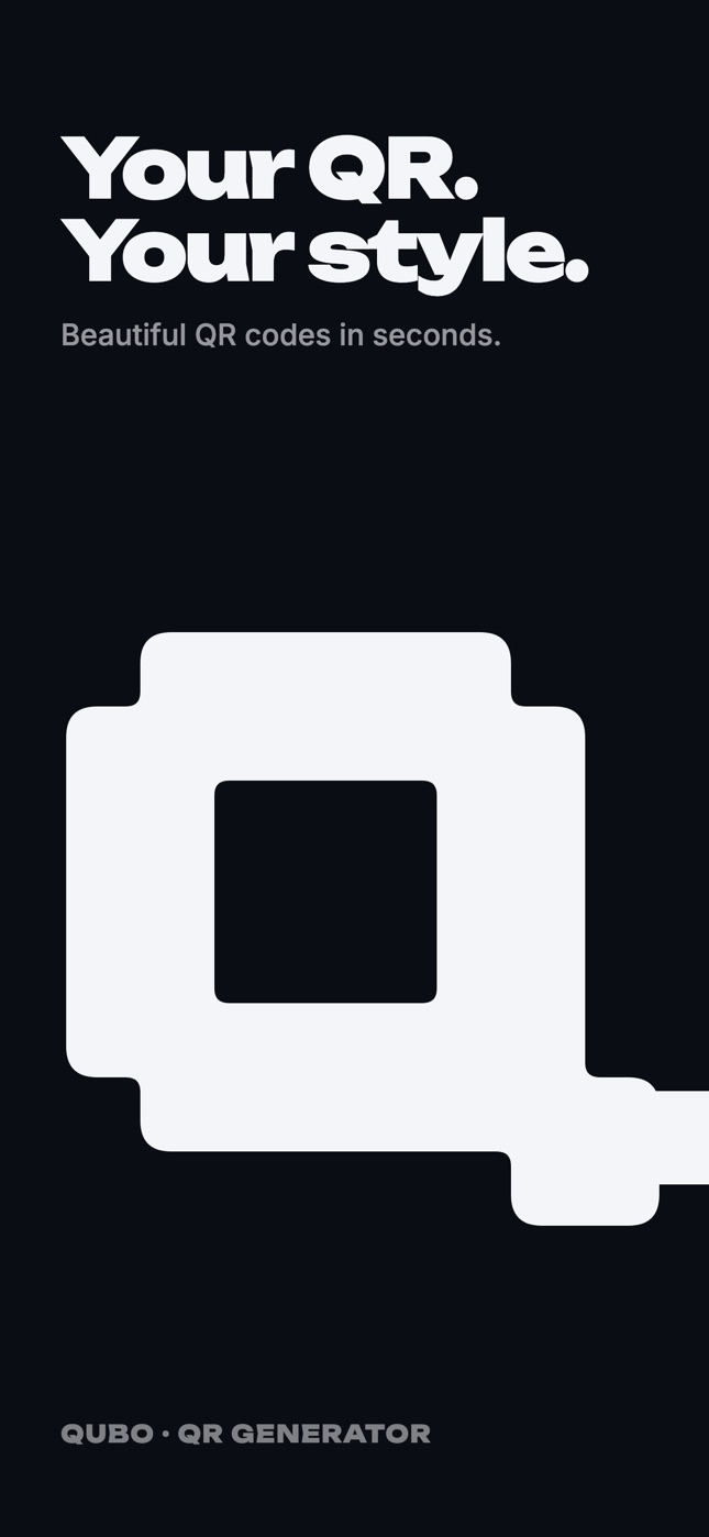 Qubo logo: your QR, your style