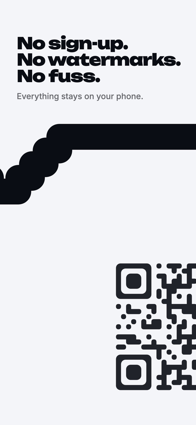 No sign-up, no watermarks, no fuss